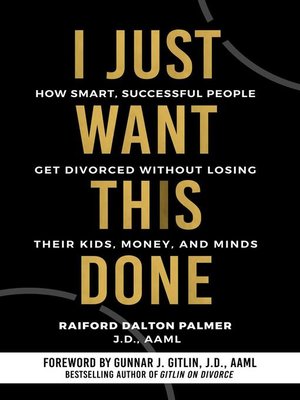 cover image of I Just Want This Done